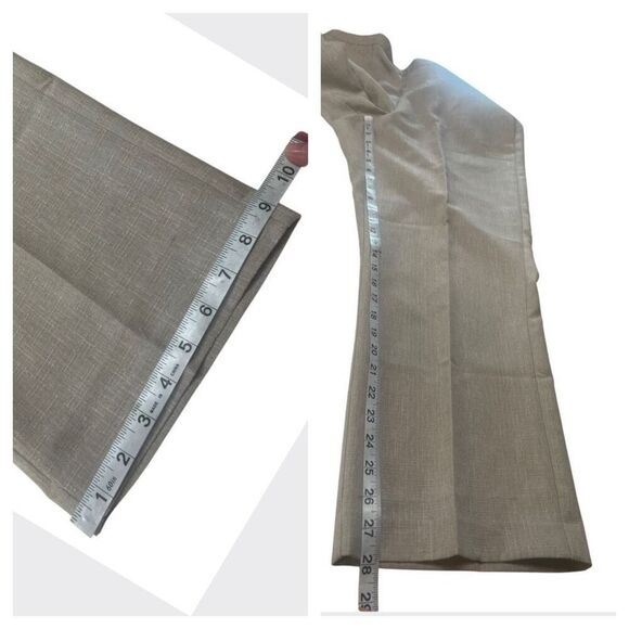 Alfred Dunner Classic Fit Pull On Pants Sz 14 Short Almond NWT - Picture 8 of 8